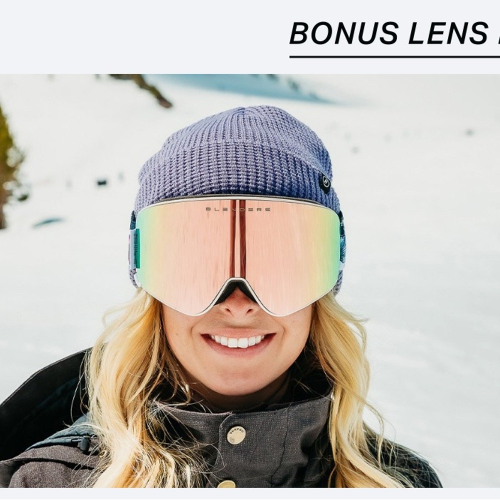 Blenders Eyewear AURA Purple Pink Marble Strap Blush lens + THREE!! bonus lenses